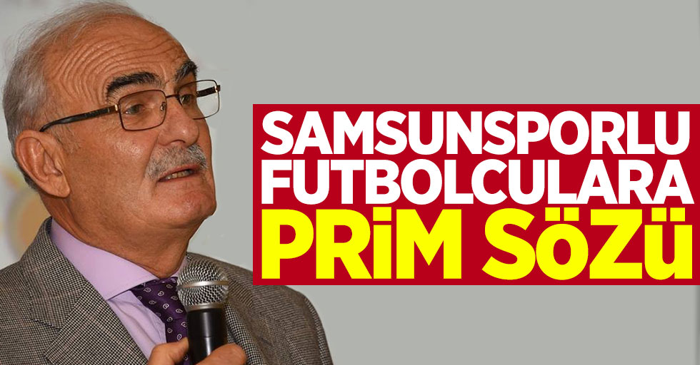 Başkan Yılmaz'dan Samsunsporlu futbolculara prim sözü
