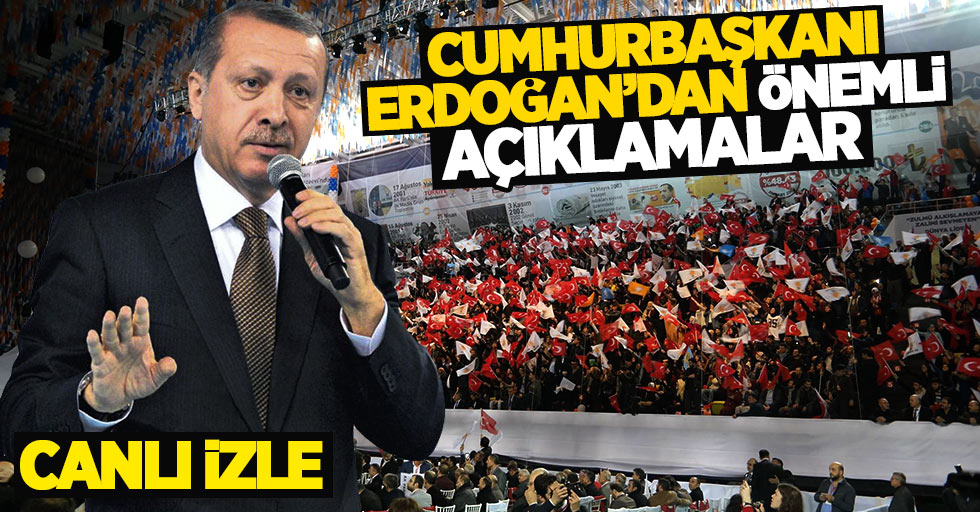 Cumhurbaşkanı Erdoğan Samsun'a konuşuyor CANLI
