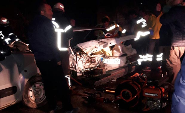 Fatsa'da trafik kazası: 10 yaralı