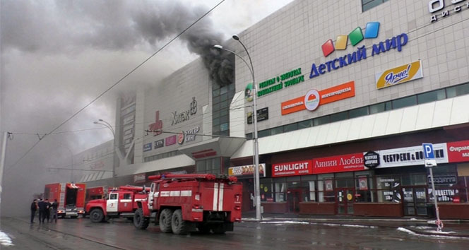 Rus AVM yangınında 53  kişi öldü