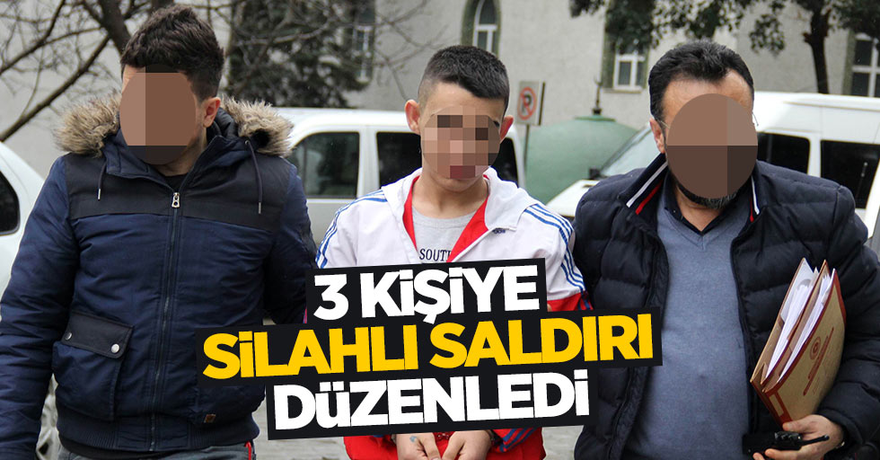 Samsun'da 3 kişiye silahlı saldırı düzenleyen genç yakalandı
