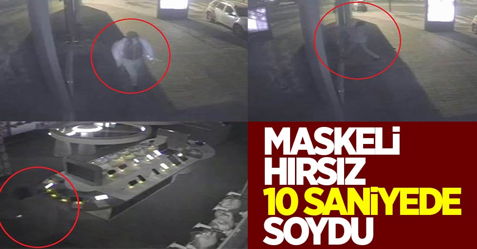 Samsun'da maskeli hırsız yakalandı