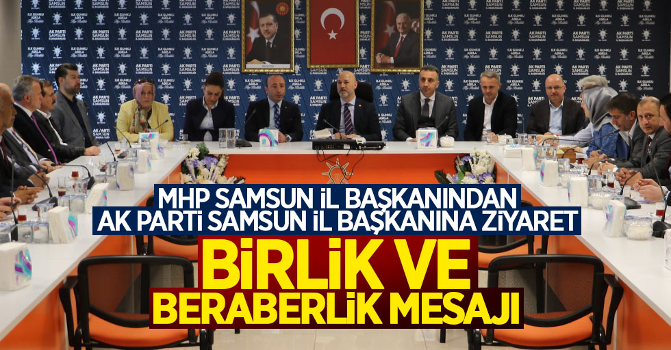 MHP İl Başkanı, AK Parti İl Başkanını ziyaret etti