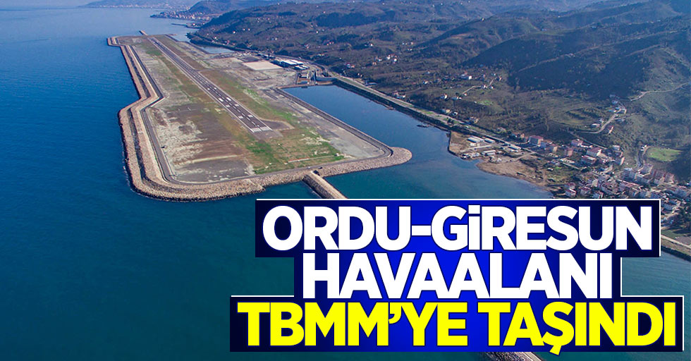 Ordu-Giresun Havaalanı TBMM'ye taşındı