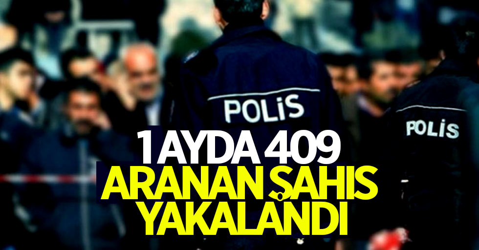 Samsun'da 1 ayda 409 şahıs yakalandı