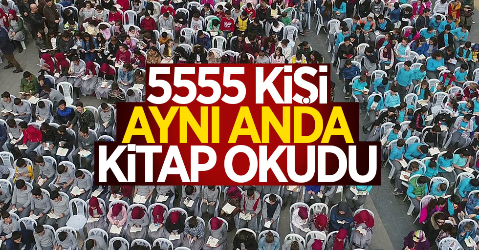 Samsun'da 5 bin 555 kişi kitap okudu