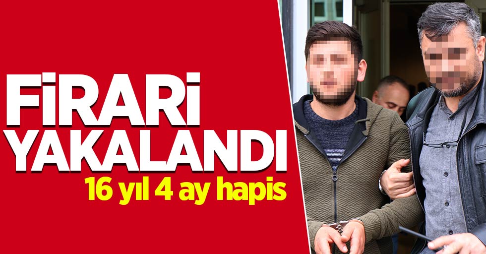 Samsun'da hakkında hapis cezası bulunan firari yakalandı