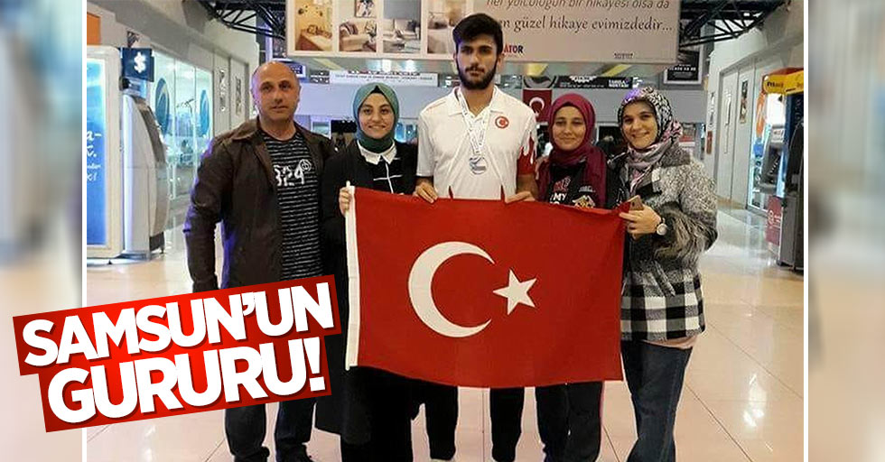 Samsunlu Yılmaz, Türkiye'nin gururu oldu