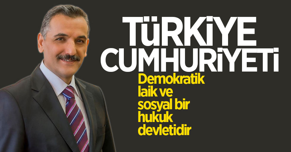 Vali Kaymak: Türkiye demokratik, laik ve sosyal bir hukuk devletidir