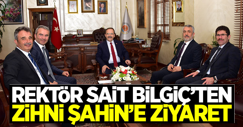 Sait Bilgiç'ten Başkan Şahin'e ziyaret