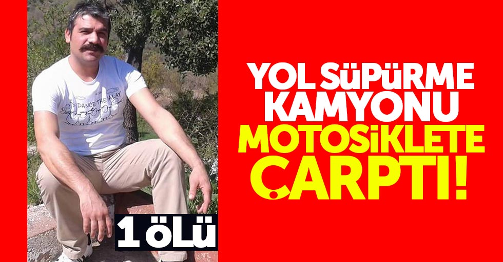 Samsun'da kamyon motosiklete çarptı: 1 ölü