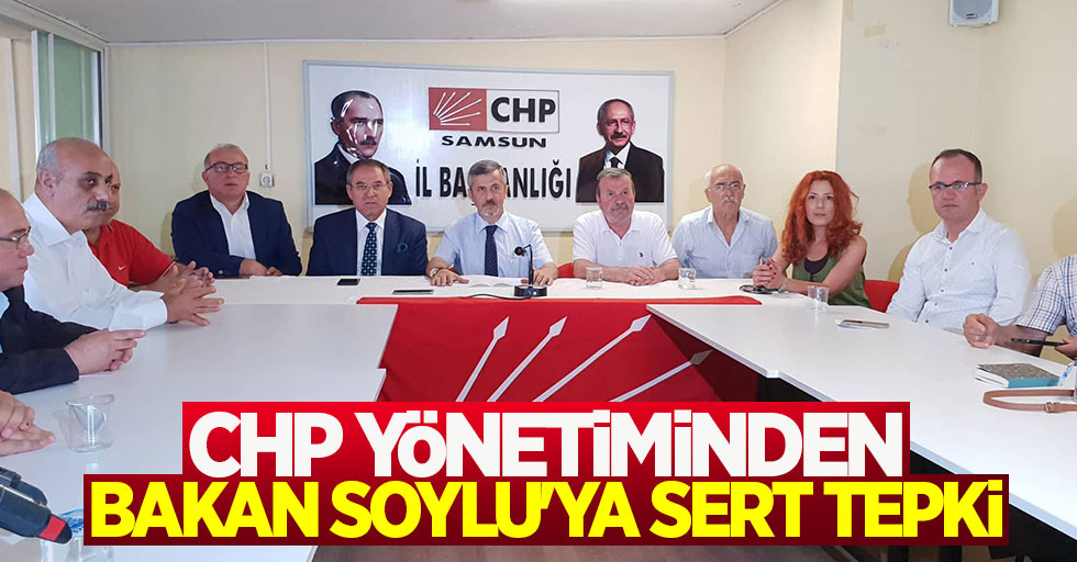 CHP Yönetiminden Bakan Soylu’ya sert sepki