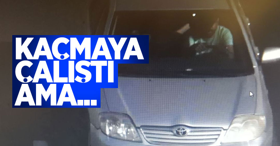 Samsun'da polisi görünce kaçmaya çalışan şahıs yakalandı