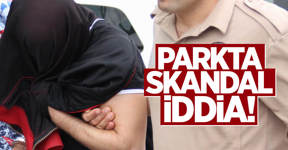 Samsun'da parkta skandal iddia