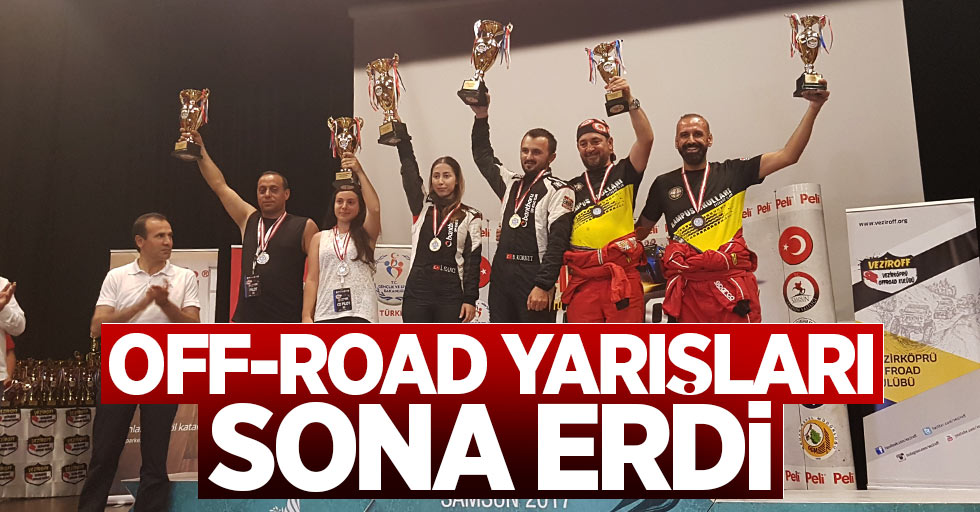 Samsun'daki Off-Road yarışları sona erdi