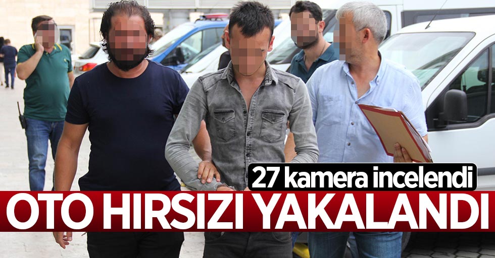 Samsun'daki oto hırsızı yakalandı