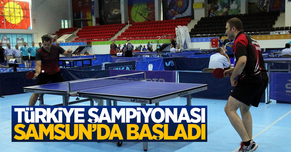 Türkiye Şampiyonası Samsun'da başladı