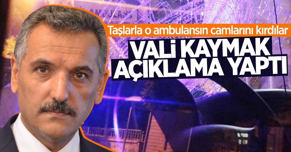 Samsun'da ambulansa saldırıyla ilgili açıklama