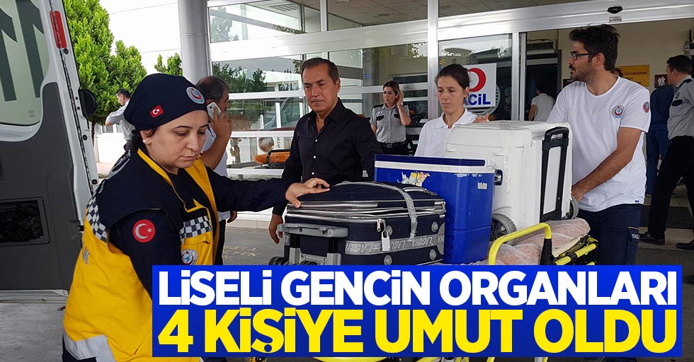 Samsun'da liseli gencin organları 4 kişi umut oldu