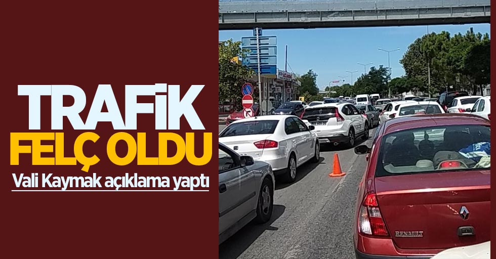 Samsun'da trafik felç oldu