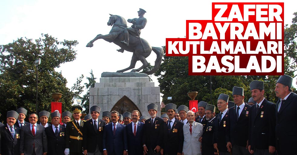Samsun’da 30 Ağustos Zafer Bayramı kutlanıyor