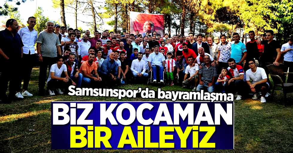 Samsunspor'da bayramlaşma yapıldı