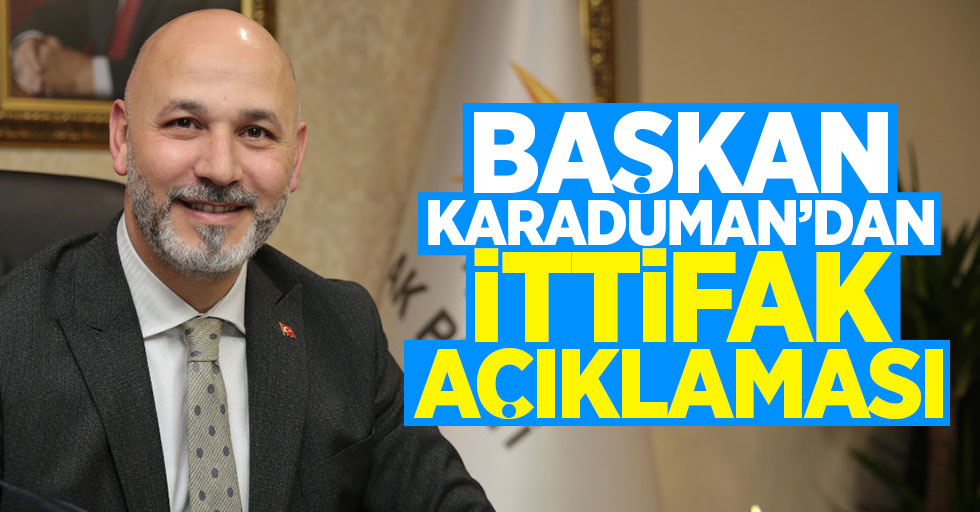 AK Parti Samsun İl Başkanından ittifak açıklaması