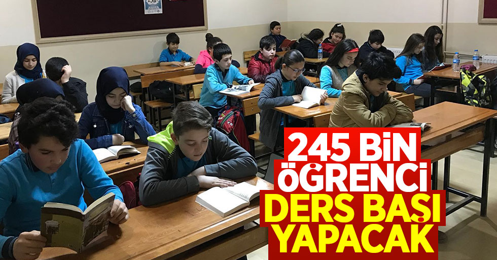 Samsun'da 245 bin 40 öğrenci ders başı yapacak