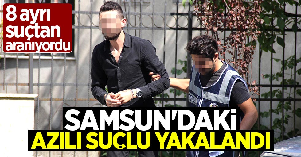 Samsun'daki azılı suçlu yakalandı