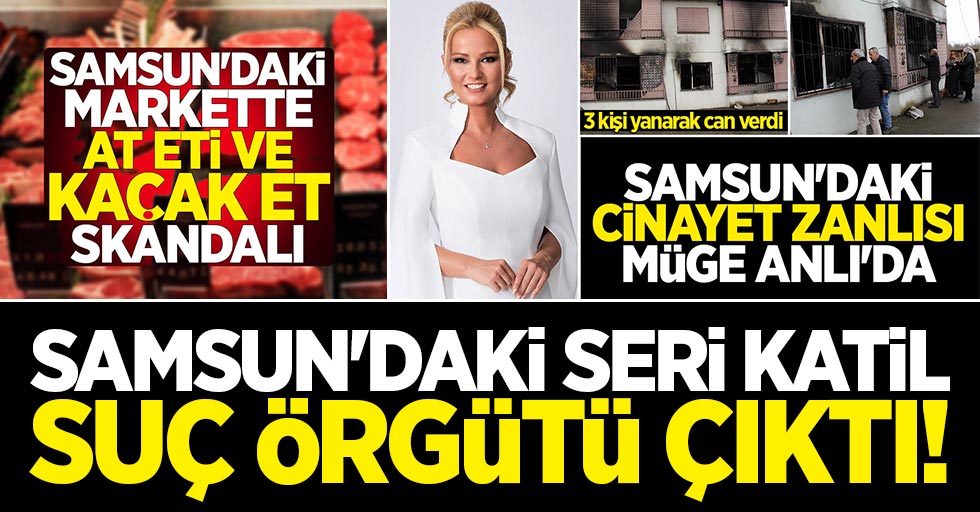 Samsun'daki seri katil suç örgütü çıktı!
