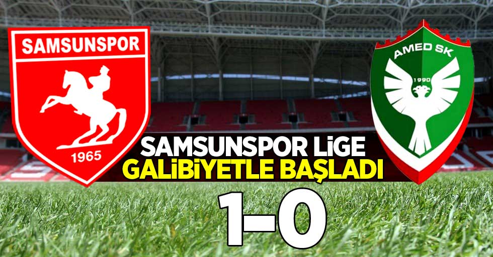Samsunspor lige galibiyetle başladı 1-0