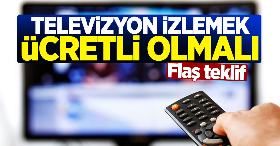 Mehmet Soysal: Televizyon izlemek ücretli olmalı