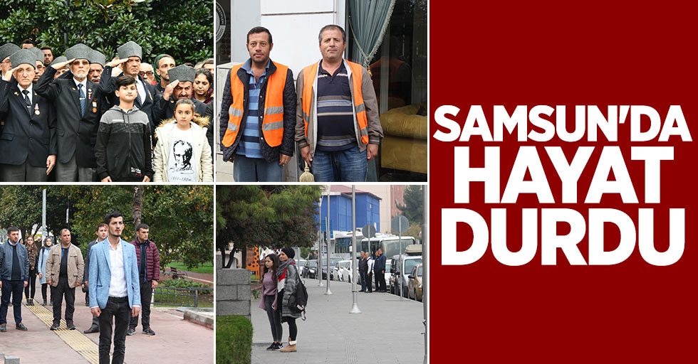 Samsun'da 10 Kasım