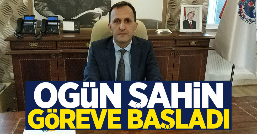Samsun Polis Meslek Yüksek Okulu Müdürü Ogün Şahin göreve başladı