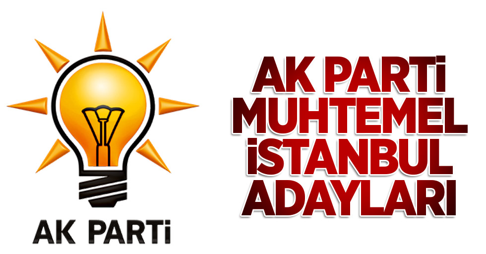 AK Parti muhtemel İstanbul adayları