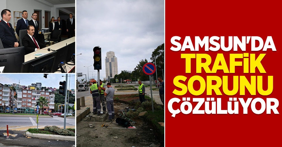 Samsun'da trafik sorunu çözülüyor