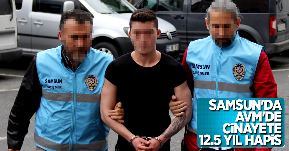 Samsun'da AVM'de cinayete 12,5 yıl hapis