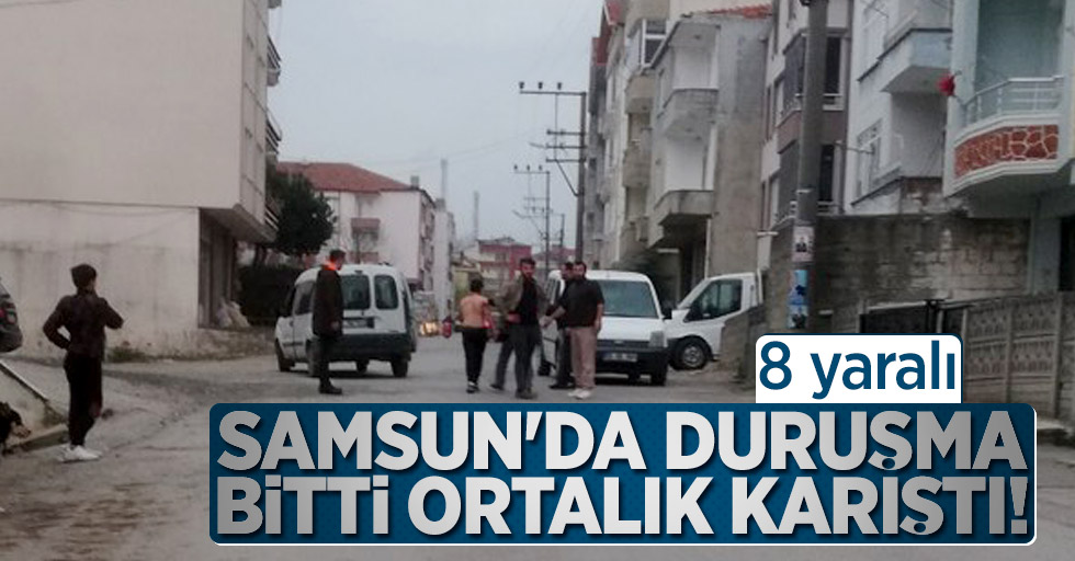 Samsun'da duruşma bitti ortalık karıştı! 8 yaralı