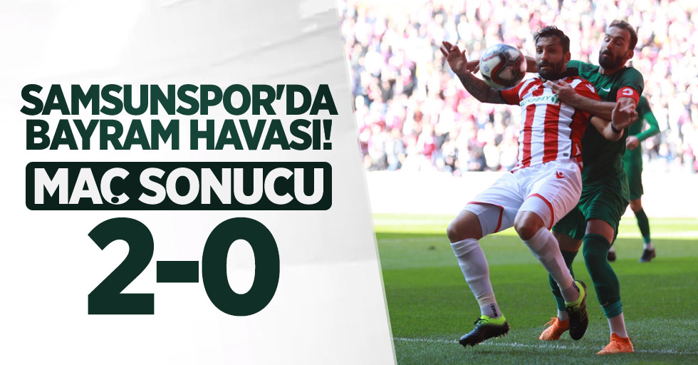 Samsunspor'da bayram havası! Samsunspor 2-0 Bayrampaşa