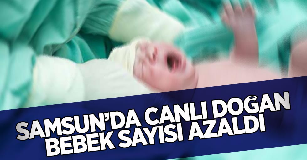 Samsun'da Canlı Doğan Bebek Sayısında Azalma