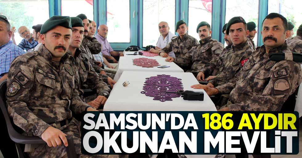 Samsun'da 186 aydır okunan mevlit 