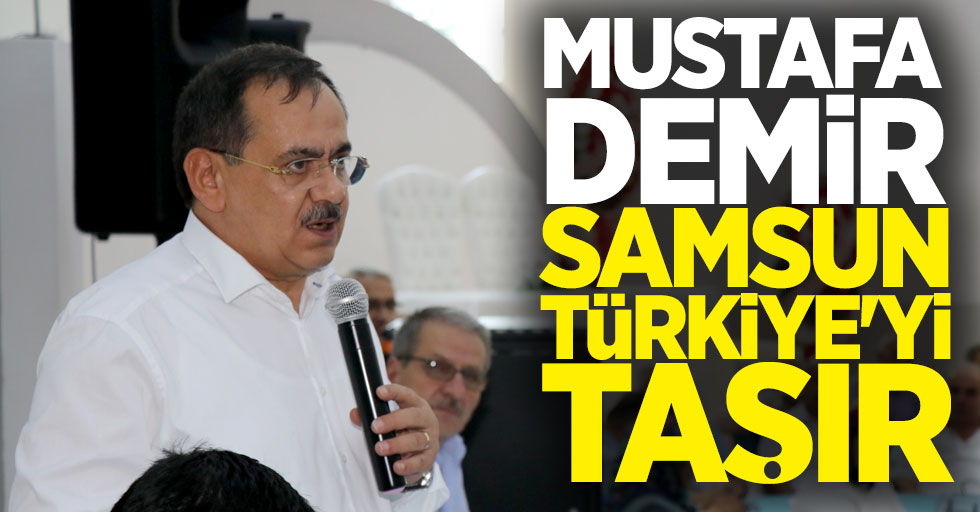 Mustafa Demir: Samsun Türkiye'yi taşır