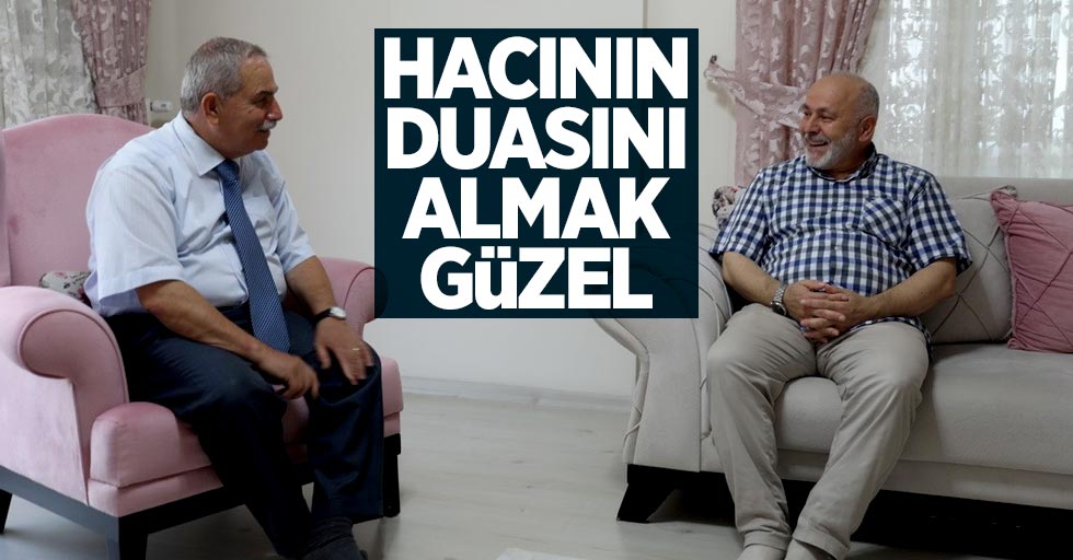 Başkan Demirtaş: "Hacının duasını almak güzel"