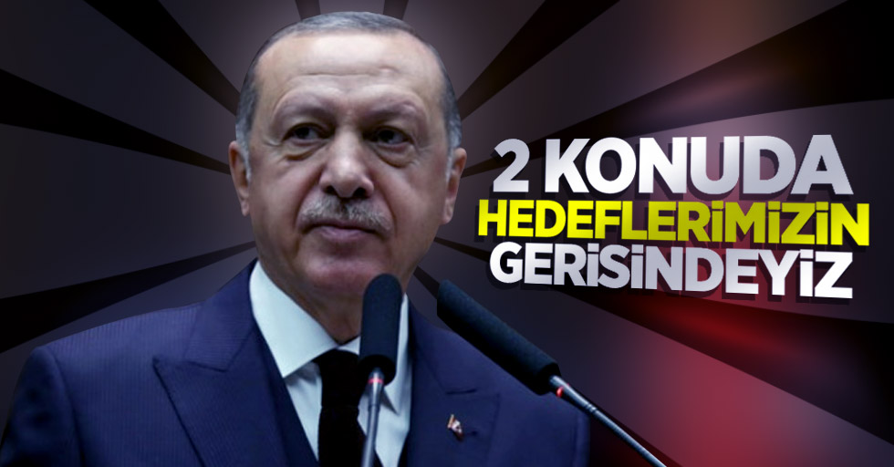 Erdoğan: 2 konuda hedeflerimizin gerisinde kaldık
