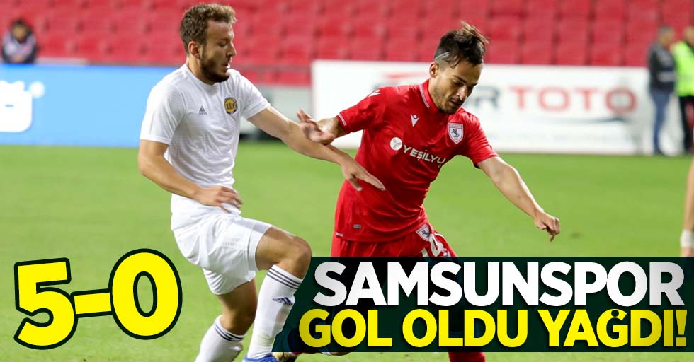 Samsunspor gol oldu yağdı! Samsunspor-Tarsus İ.Y. maç sonucu 5-0
