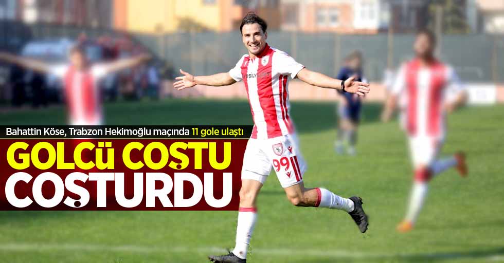 Bahattin Köse, Trabzon Hekimoğlu maçında 11 gole ulaştı! Golcü coştu coşturdu 