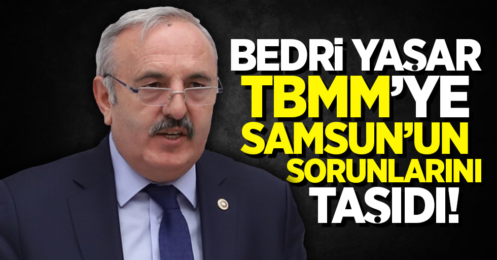 Bedri Yaşar, TBMM'ye Samsun'un sorunlarını taşıdı!