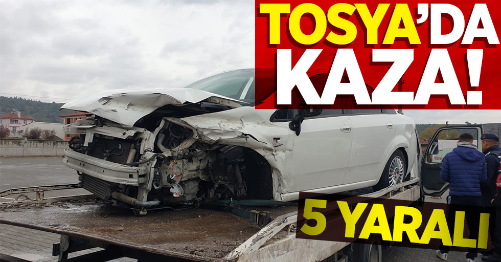Tosya'da kaza: 5 yaralı!