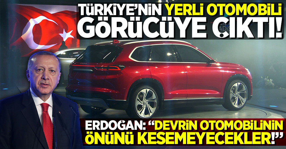 Türkiye'nin yerli otomobili görücüye çıktı!