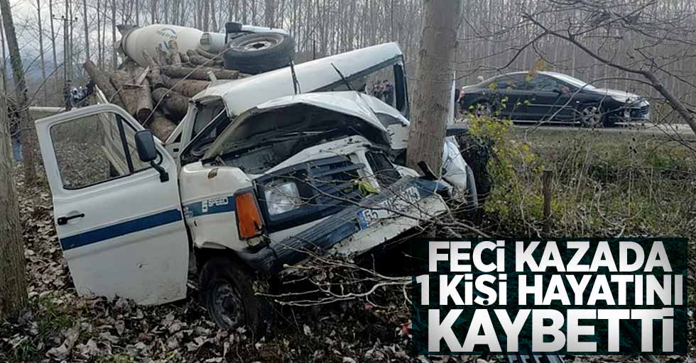 Samsun'da feci kazada 1 kişi hayatını kaybetti
